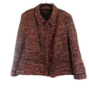EUC, size 14, Talbots multicolored blazer